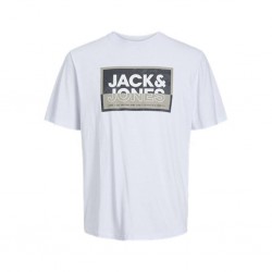 Camiseta JACK & JONES JCOLOGAN TEE SS 12253442 BCO Blanco