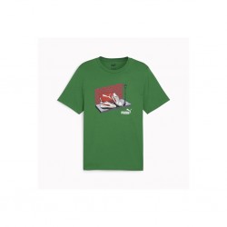 Camiseta PUMA GRAPHIC SNEAKER BOX TEE 680175 86 Verde