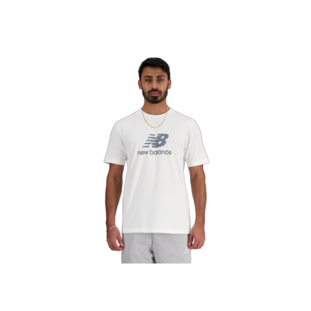 Camiseta NEW BALANCE SPORT ESSENTIALS LOGO T-SHIRT MT41502 WT Blanco